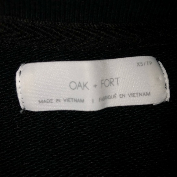 Oak & Fort Black Crewneck Shirt - Picture 4 of 4